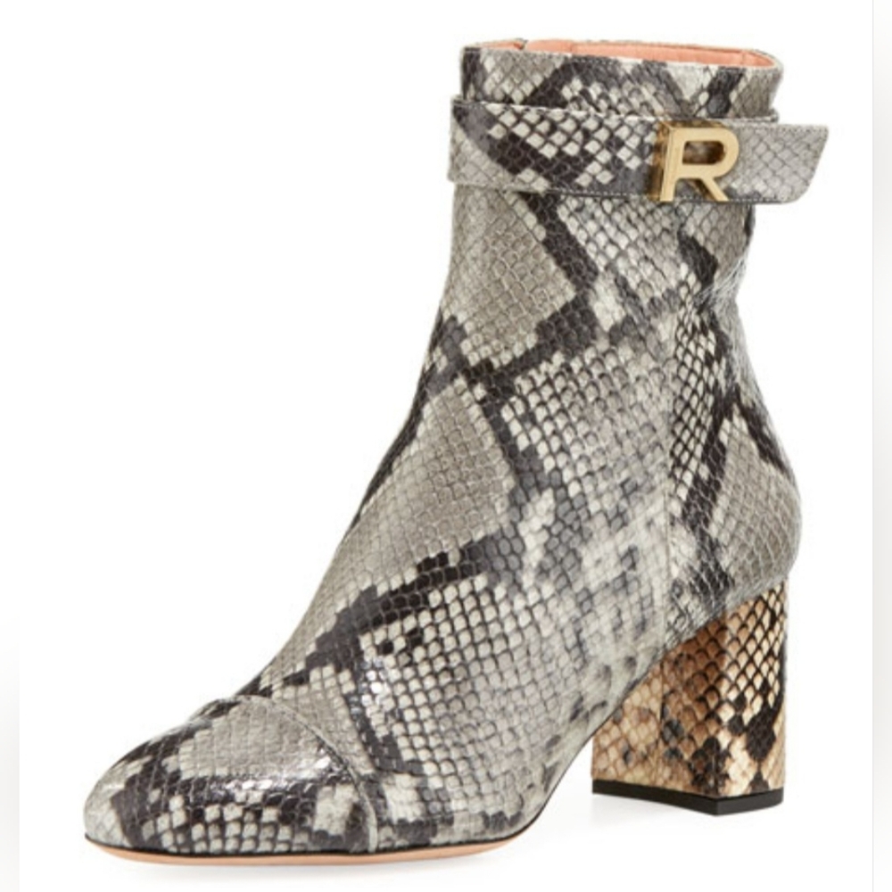 Rochas Python Embossed Boot Size 40 - Picture 2 of 12
